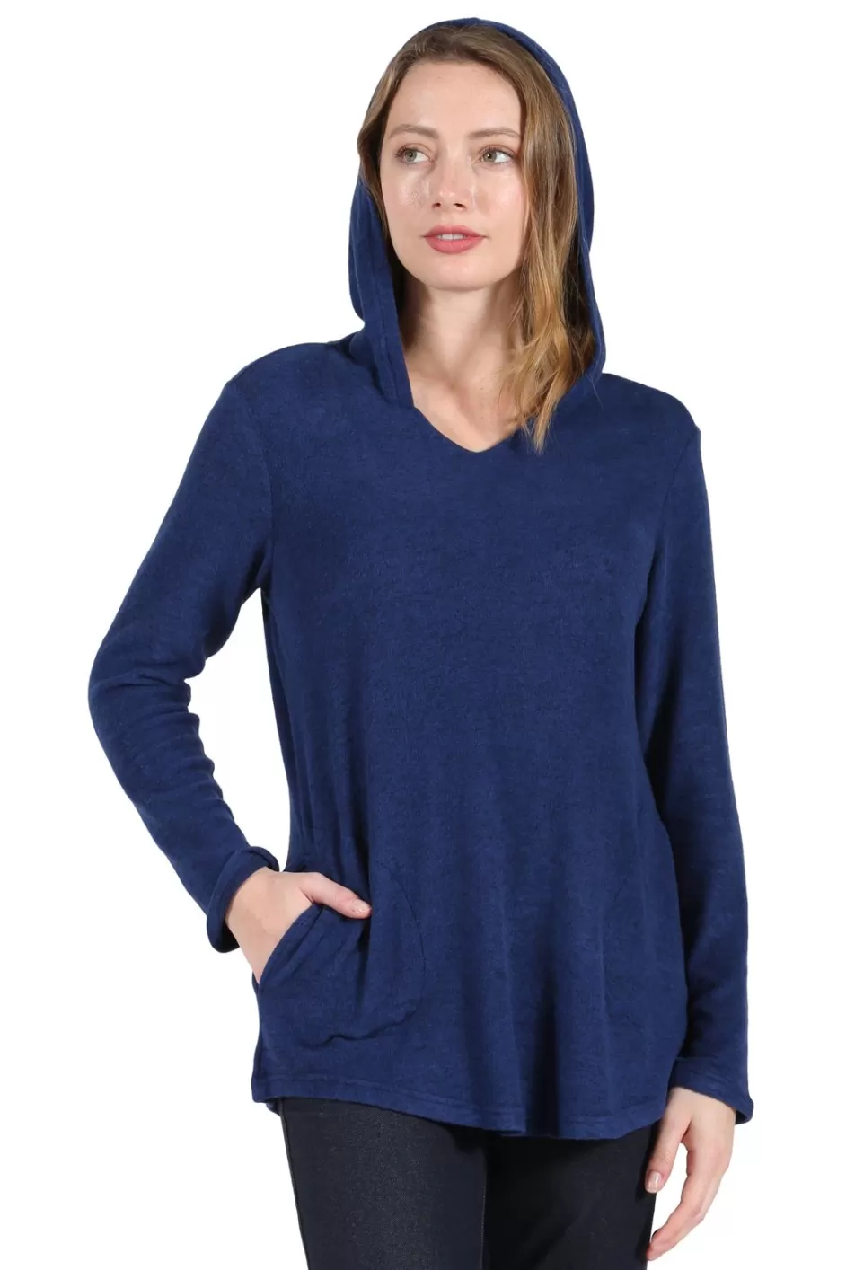 Clearance Cozy Hooded Tee Tops