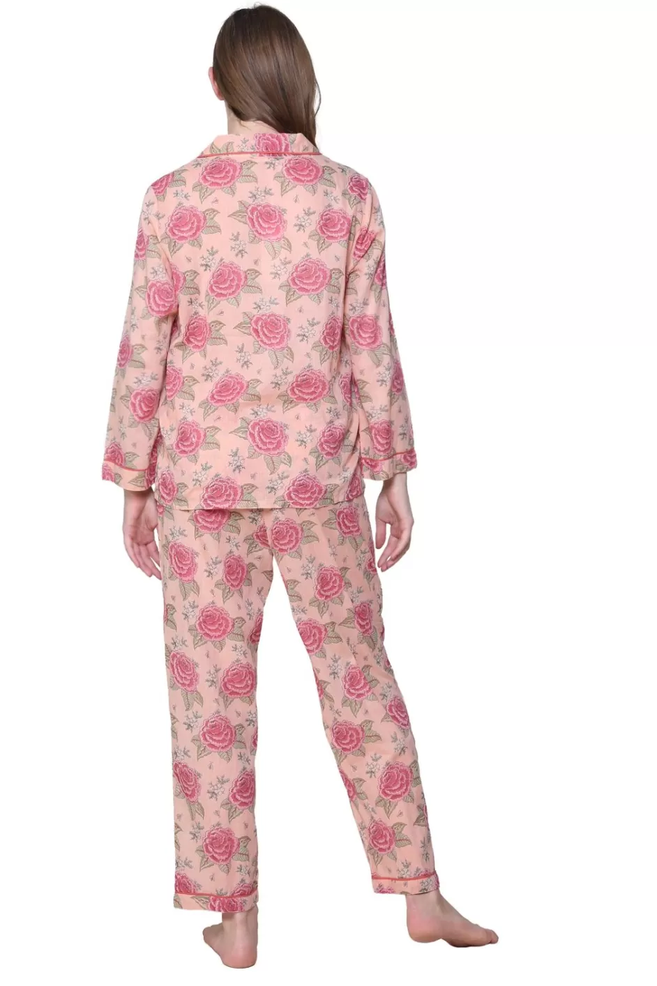 Best La Cera 3/4 Sleeve Cotton Pajama Set Pajamas