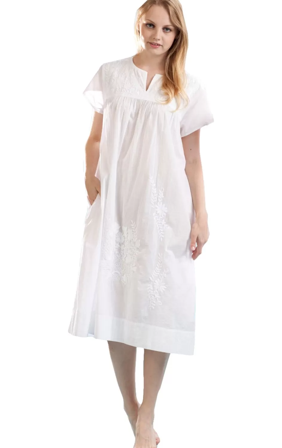 Cheap La Cera Cap Sleeve Embroidered Gown Gowns