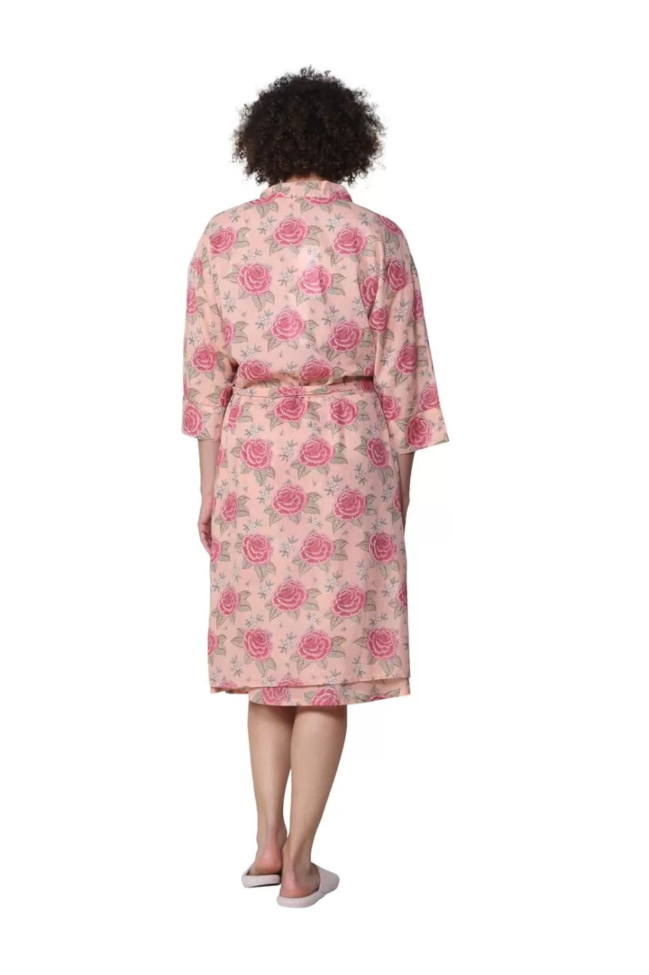 Best La Cera Cotton Wrap Robe Robes