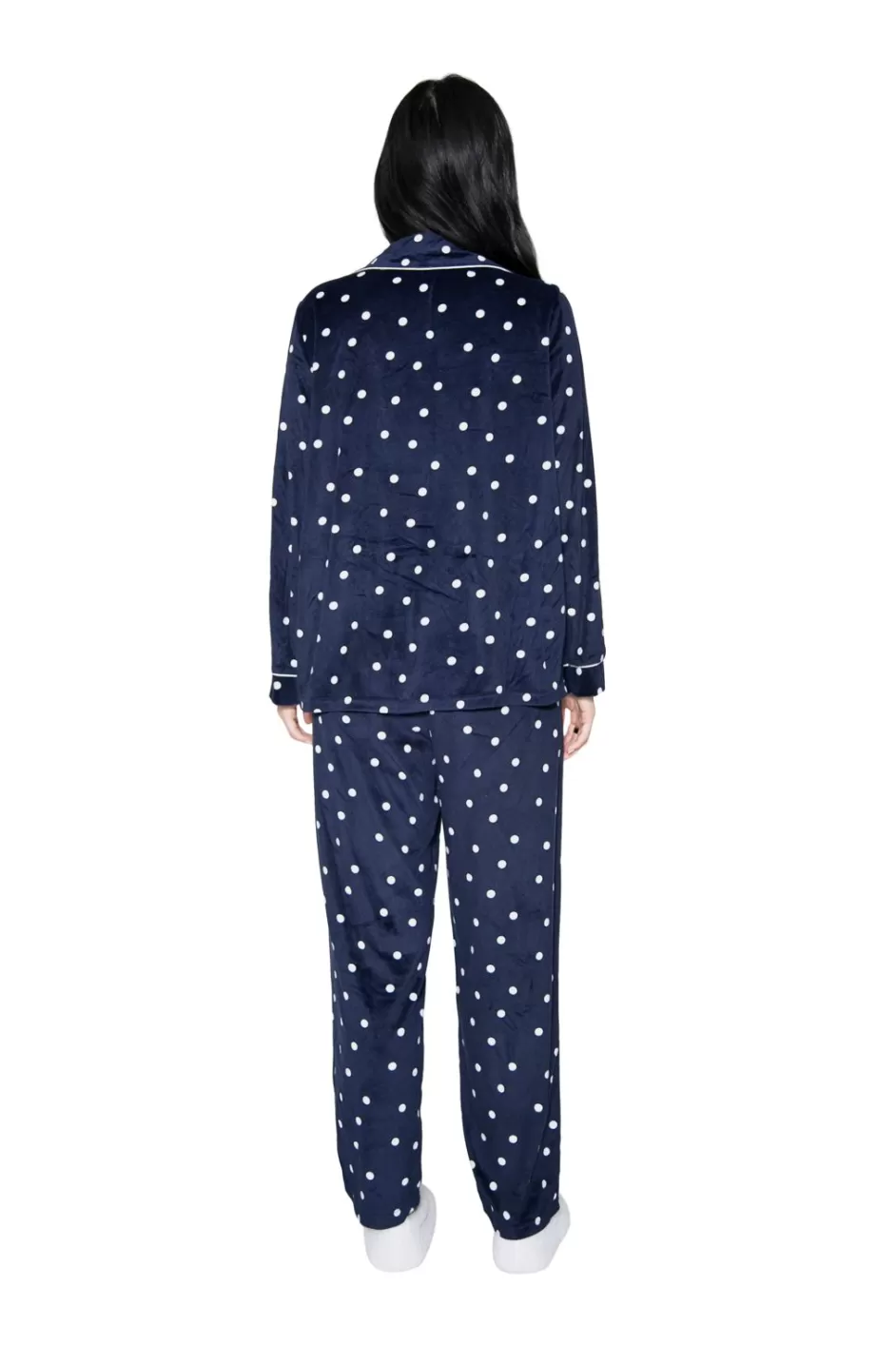 Hot La Cera Sheered Minky Fleece Pj Set Pajamas