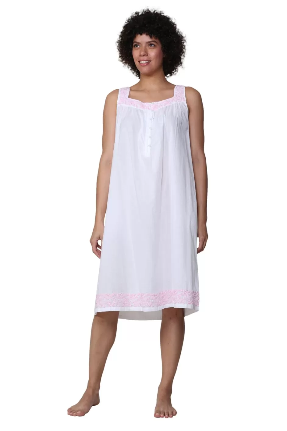 Flash Sale La Cera Sleeveless Gown With Contrast Embroidery Gowns