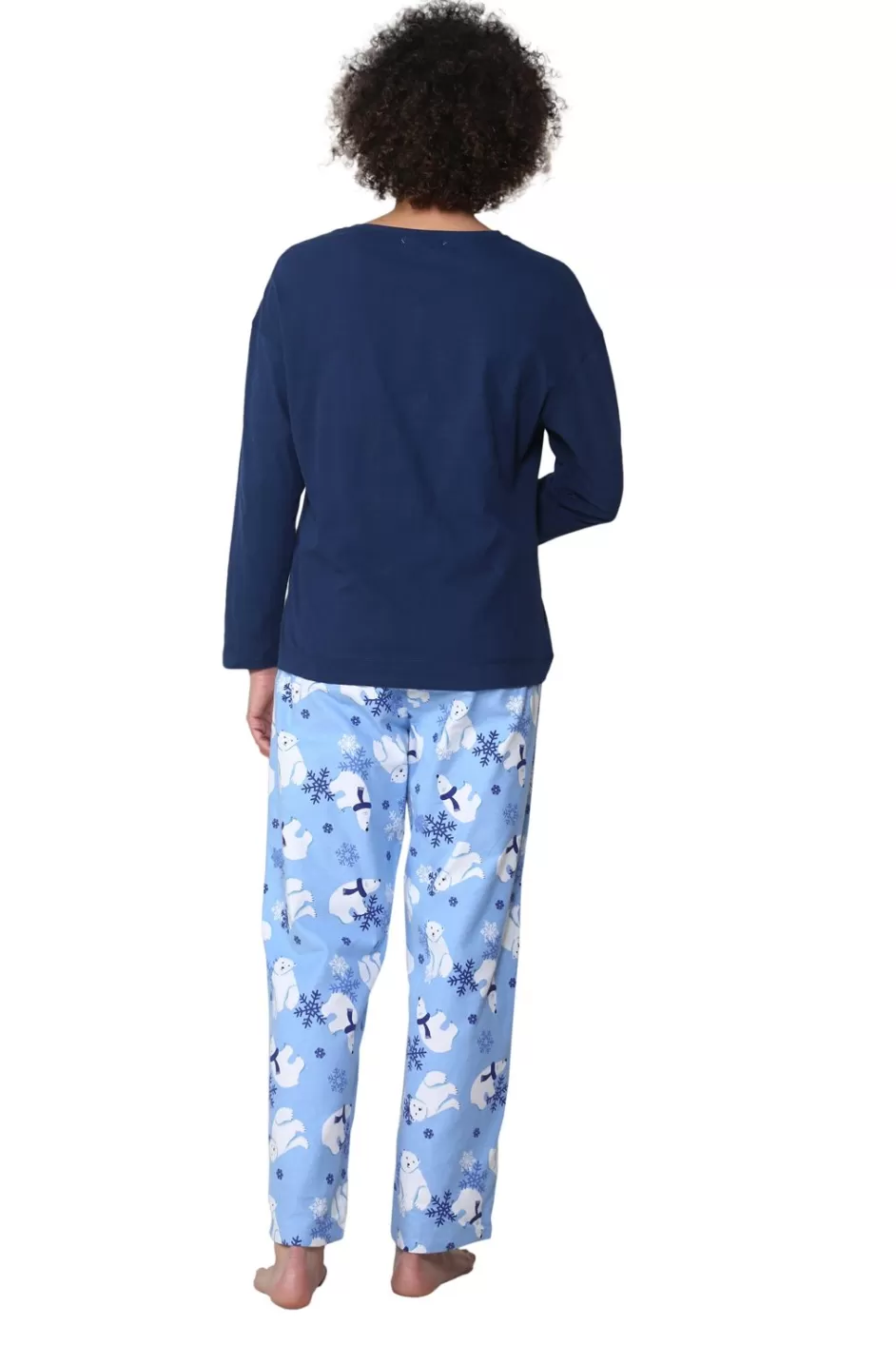 Hot Polar Bear Flannel Pajama Set Pajamas