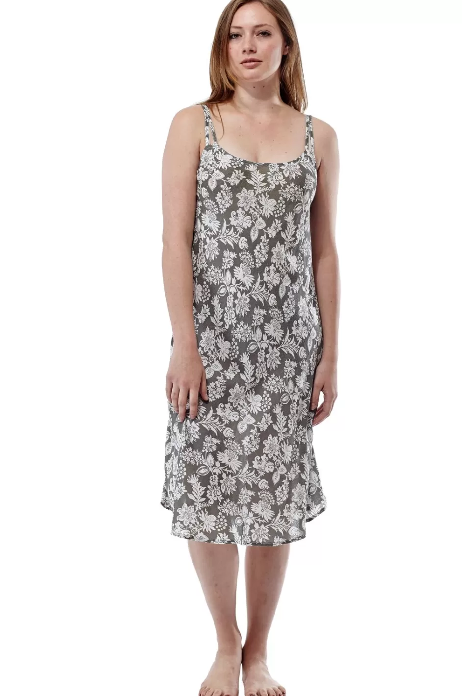 Cheap Rayon Floral Gown Gowns