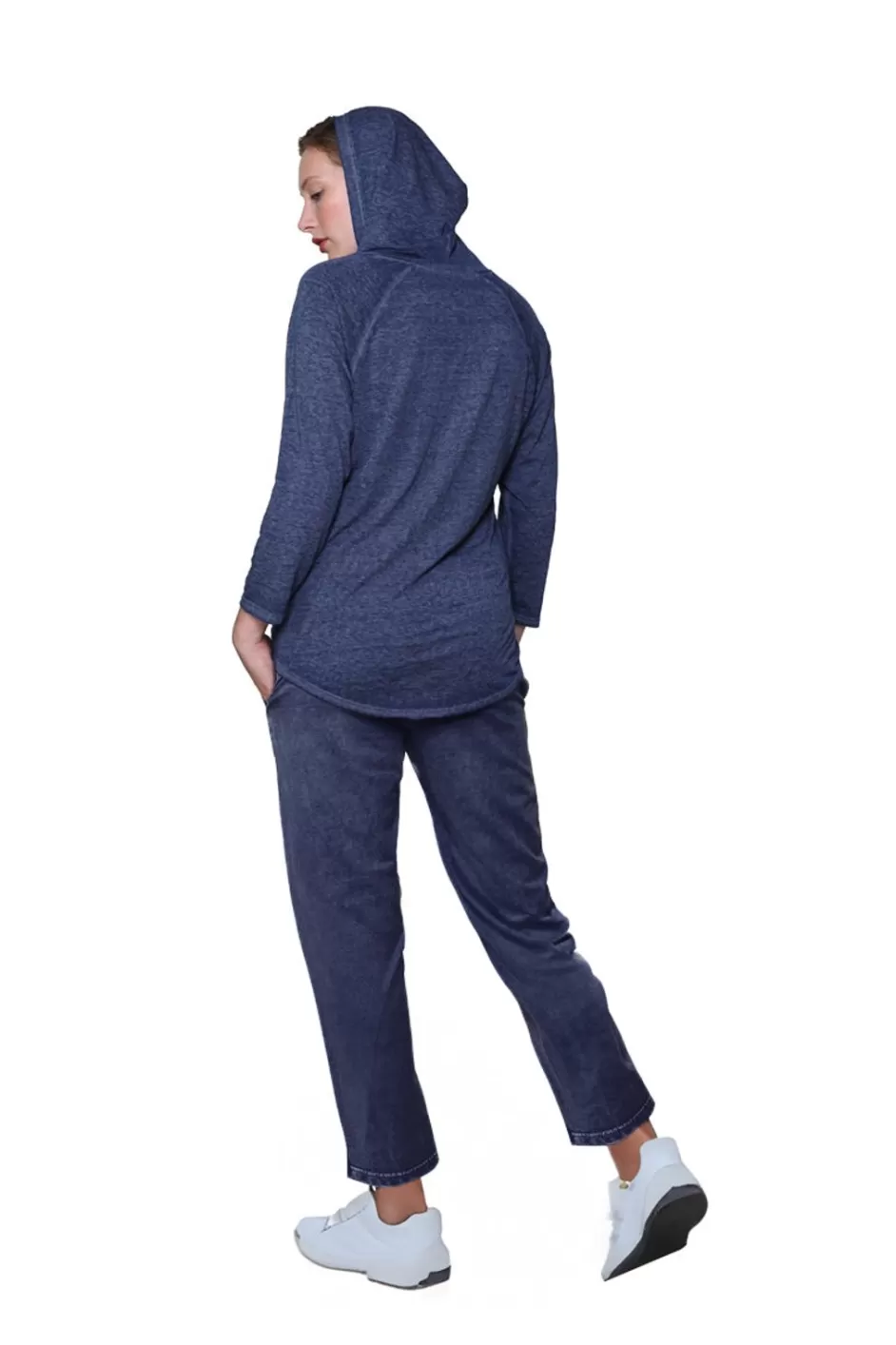 Store Soft & Supple 2-Piece Hooded Knit Sweatpants Set Tops