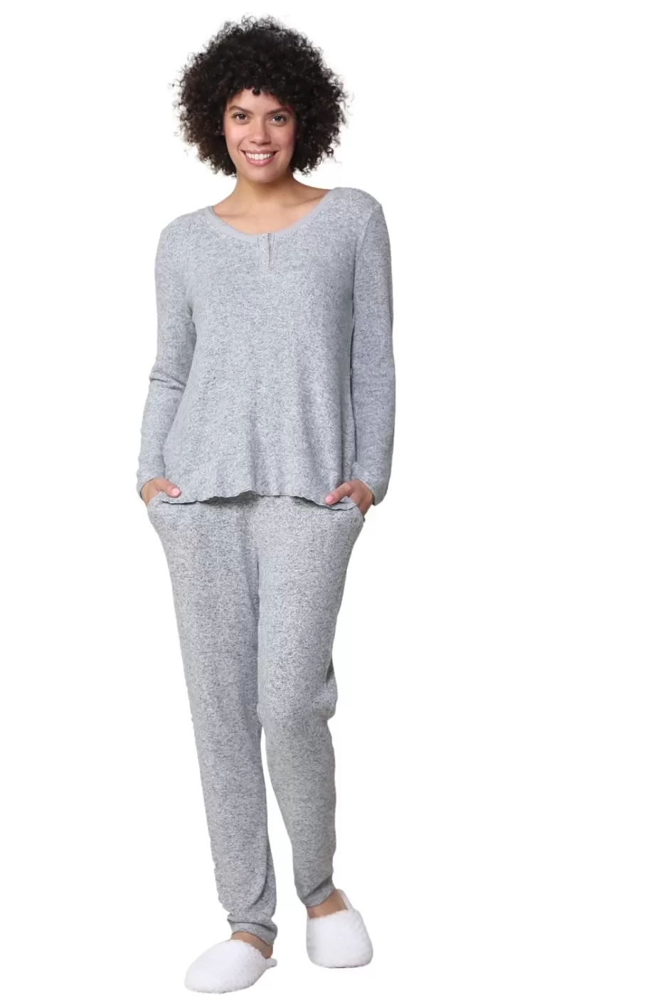 Outlet The Comfort Collection Snap Pj Set Sleepwear